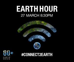 Earth Hour: 8:30pm 27th March 2021