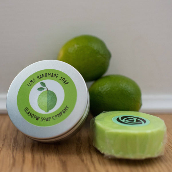 Lime Travel Soap in a Tin 50g- reduced to clear | Green Alternatives