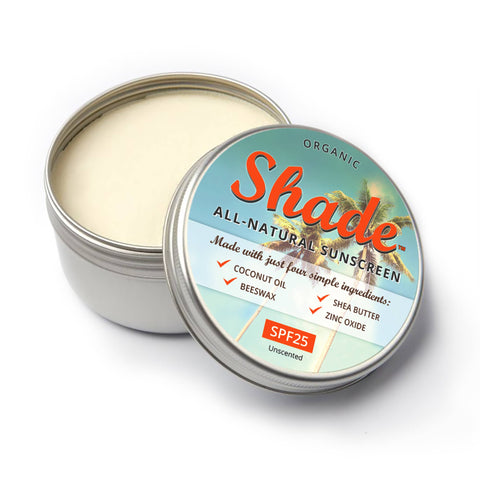 Shade All-Natural Sunscreen | SPF25 | Unscented | 100ml - Green Alternatives