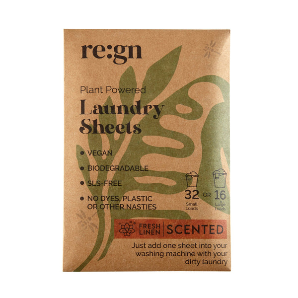 Laundry Detergent Sheets - Pack of 32 (Plastic-Free) | Green Alternatives