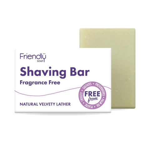 Fragrance Free Shaving Bar - Eco Friendly | Green Alternatives