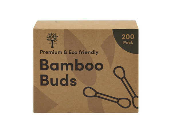Bamboo Cotton Buds - 200 Pack | Green Alternatives