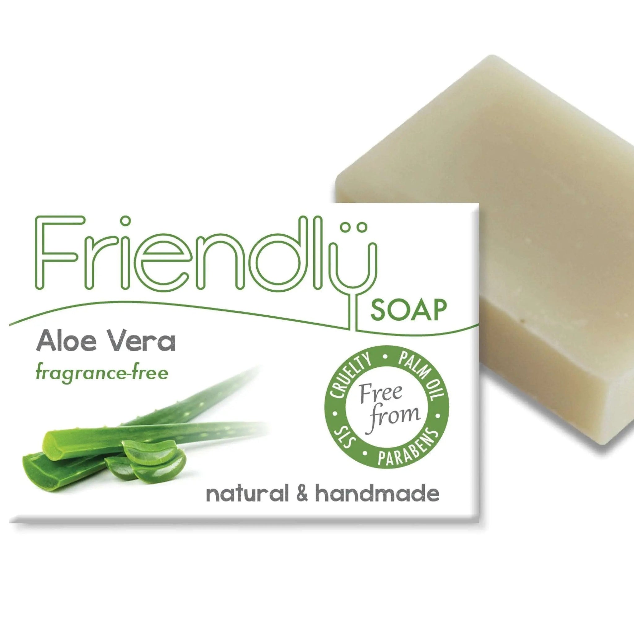 Friendly Soap Aloe Vera Hand and Body Soap Bar | Green Alternatives