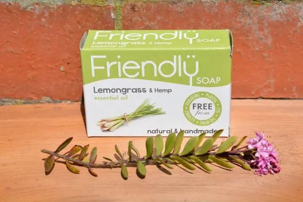 Friendly Soap Lemongrass & Hemp Hand and Body Soap | Green Alternatives