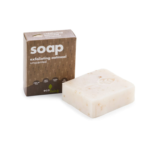 Eco Living Exfoliating Oatmeal Soap Bar - Unscented | Green Alternatives