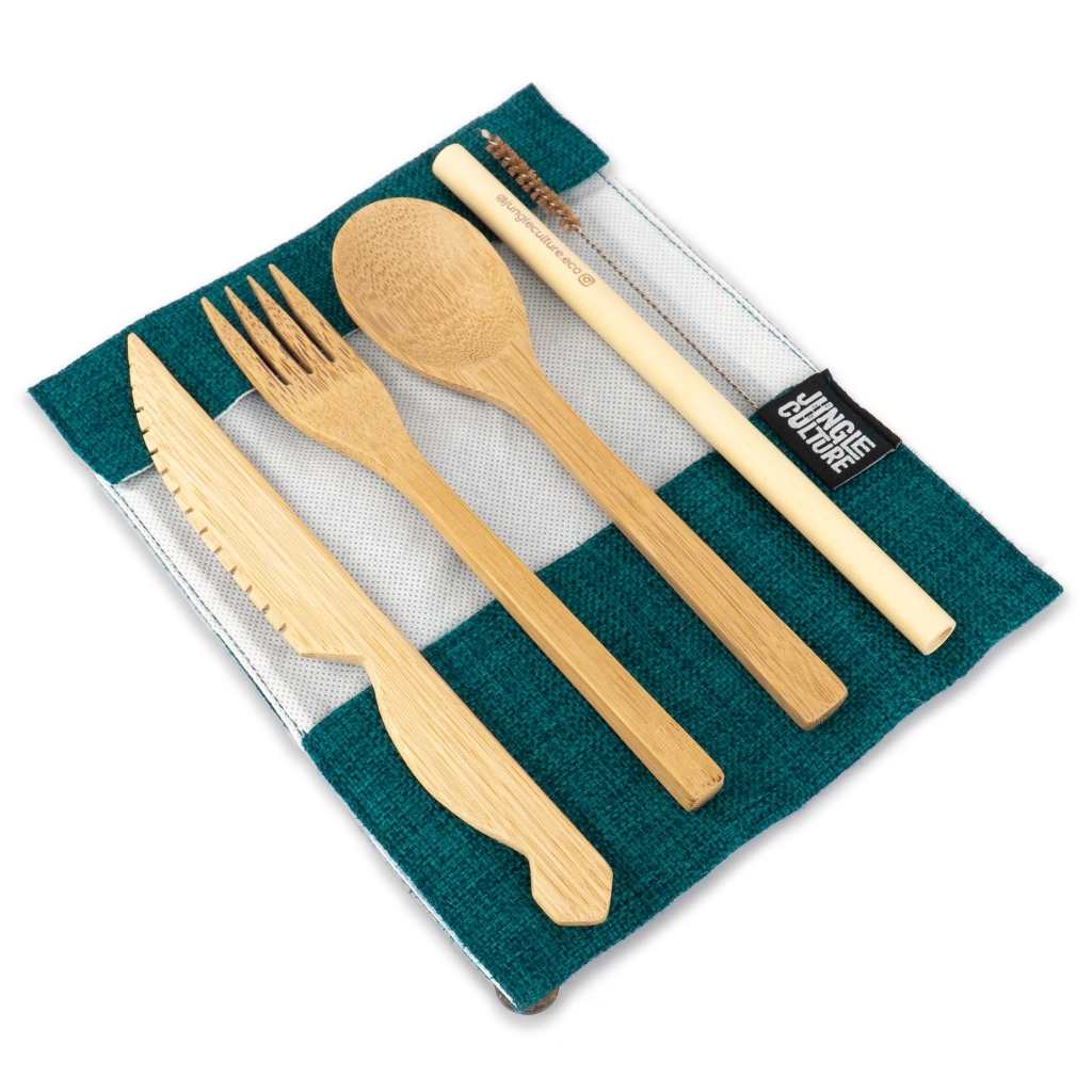 Bamboo Cutlery Set - Marine | Green Alternatives