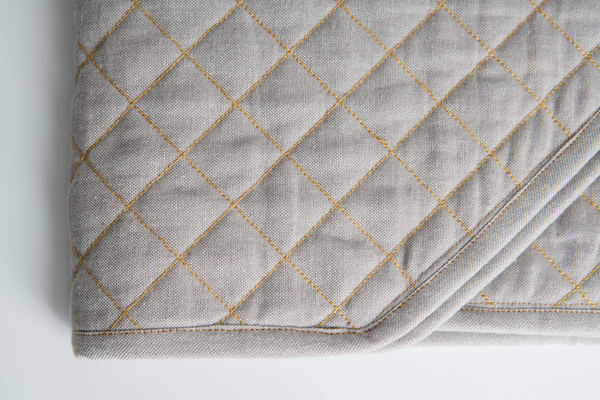 Quilted Table Runner - Organic Cotton | Green Alternatives