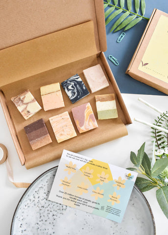 Soap Sampler - Letterbox Gift Set - 8 mini Soap Bars | Green Alternatives