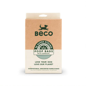 Beco Compostable Poop Bags, Unscented, 96 Pack, Big and Strong | Green Alternatives