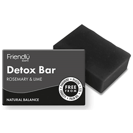 friendly soap detox soap bar -95g rosemary & lime - 0