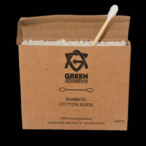 Green Alternatives Bamboo Cotton Buds -200 units | Green Alternatives