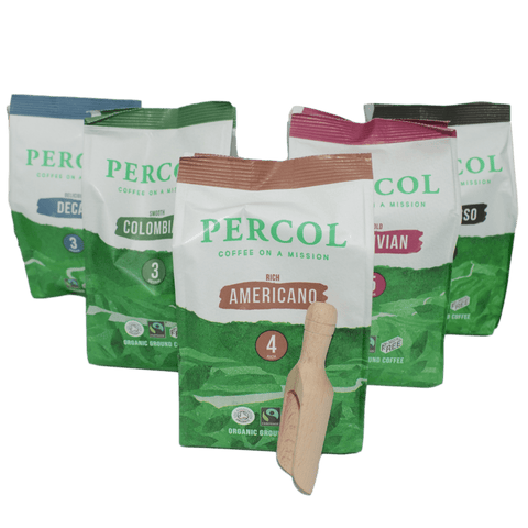 Percol Organic Ground Coffee | 200g | Green Alternatives